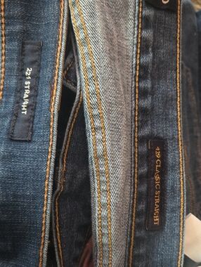 Lot Of 5 New Prs Lucky Brand Men's Blue Jeans Various Styles(see Pictures)38x30